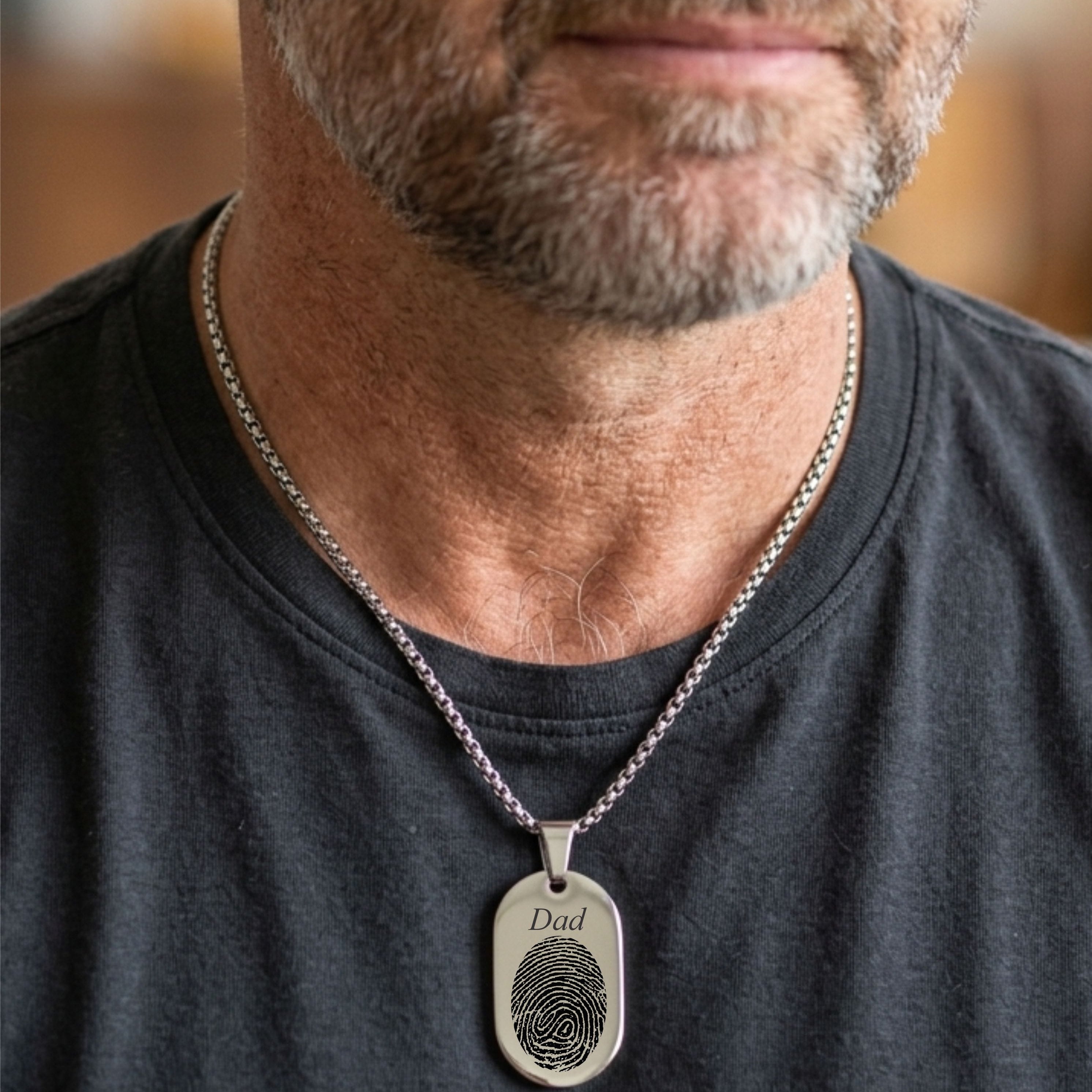 Cara Keepsakes Stainless Steel Stainless Steel Tag Pendant Urn