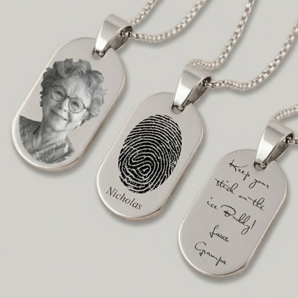 Cara Keepsakes Stainless Steel Stainless Steel Tag Pendant Urn