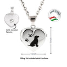 Cara Keepsakes Silver Locket Urns Dog Locket Urn