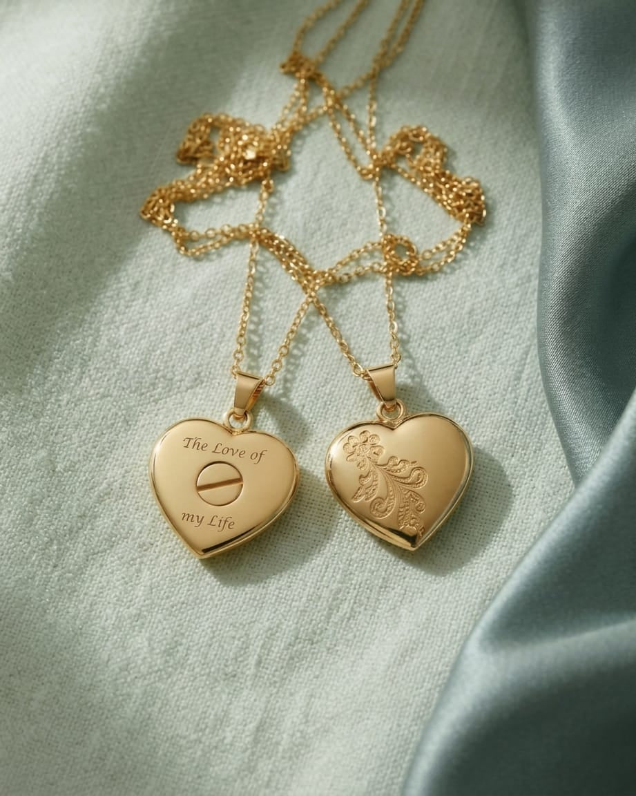 Cara Keepsakes Gold Pendant Urns 'Forget Me Not' Pendant Urn (10K)