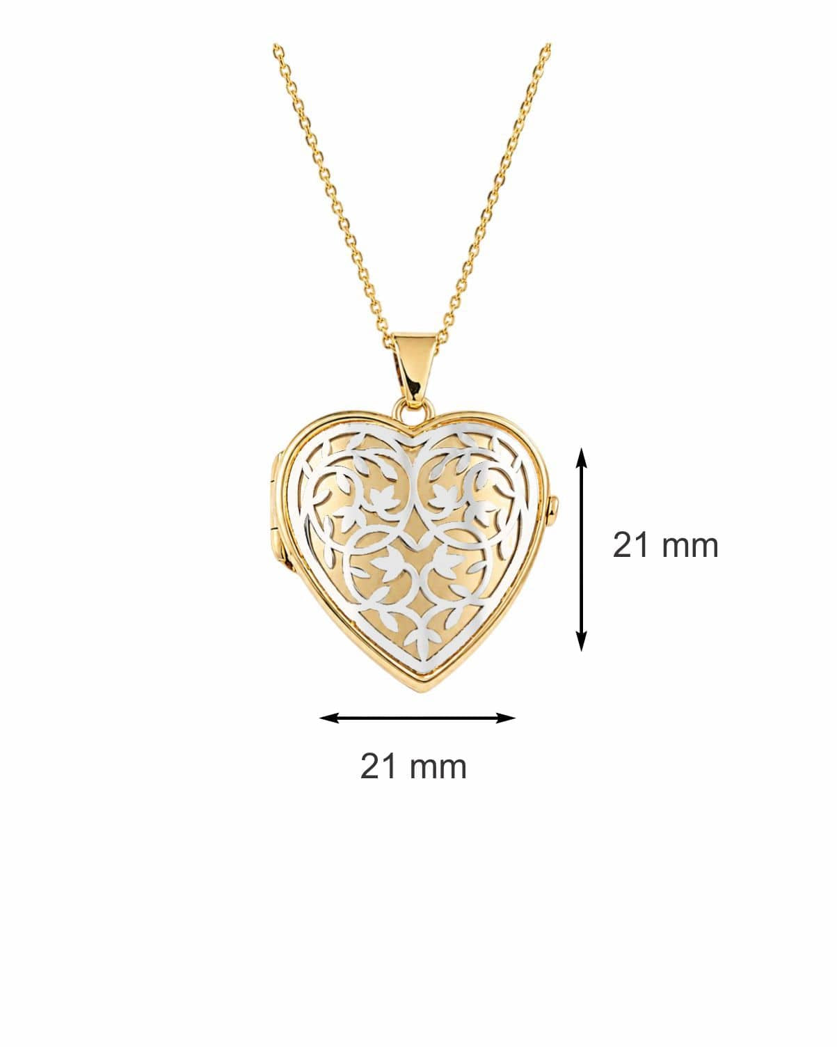 Cara Keepsakes Gold Locket Urns 'Heirloom' Locket Urn (10K)