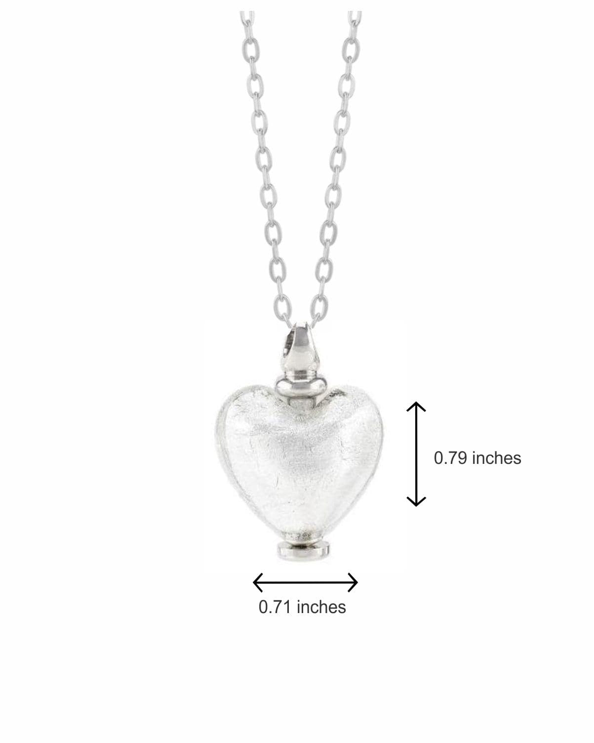 Cara Keepsakes Murano Glass Heart Urns Murano Glass Heart Urn - April
