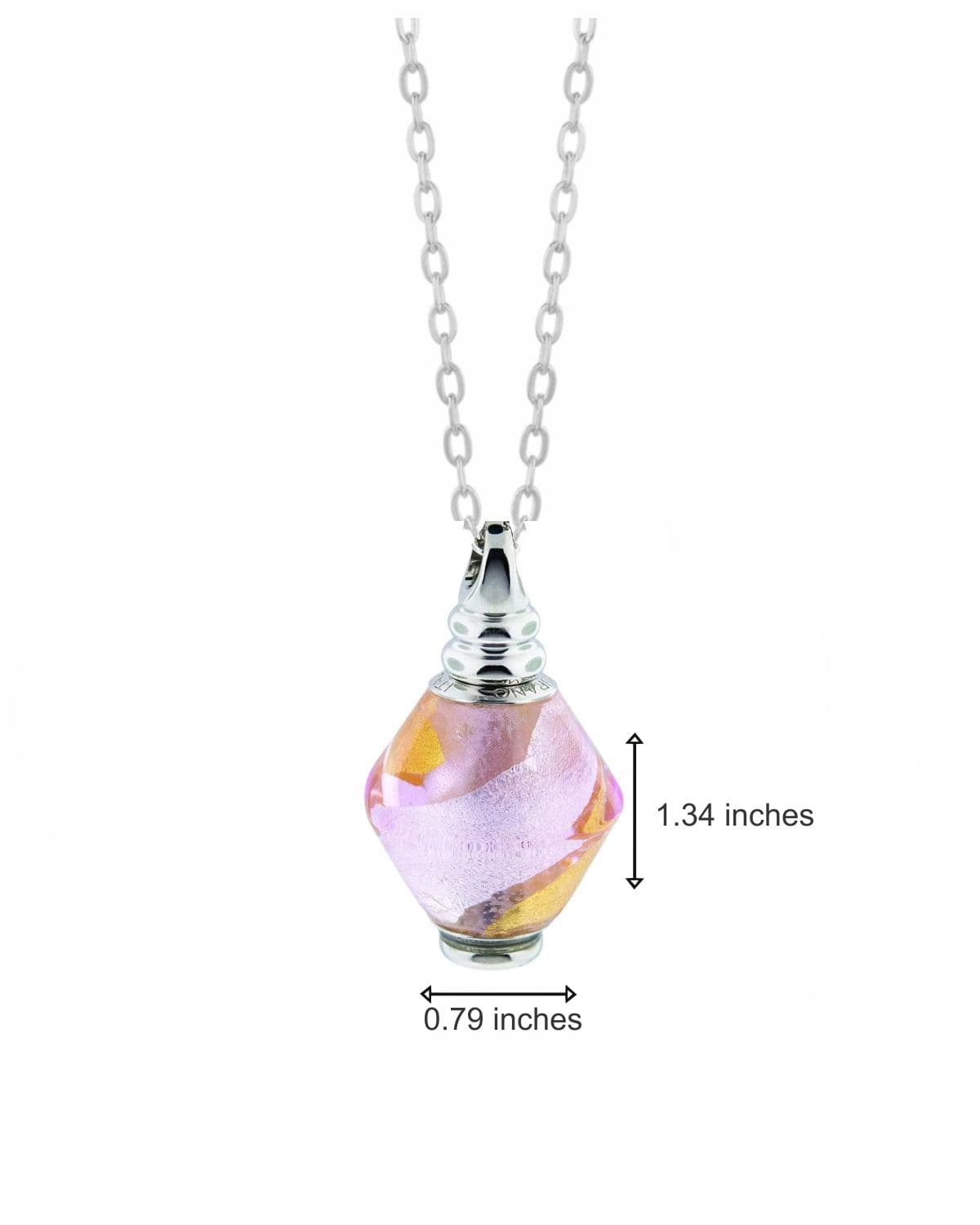Cara Keepsakes Murano Glass Pendant Urns Murano Glass Pendant Urn - 'Loving Whispers'