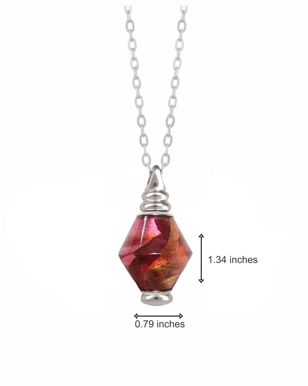 Cara Keepsakes Murano Glass Pendant Urns Murano Glass Pendant Urn - 'Beyond the Sunset'
