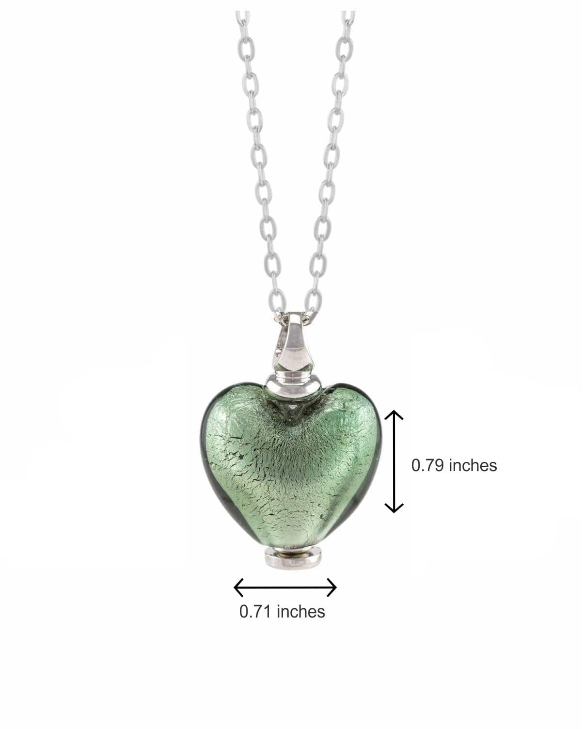 Cara Keepsakes Murano Glass Heart Urns Murano Glass Heart Urn - June