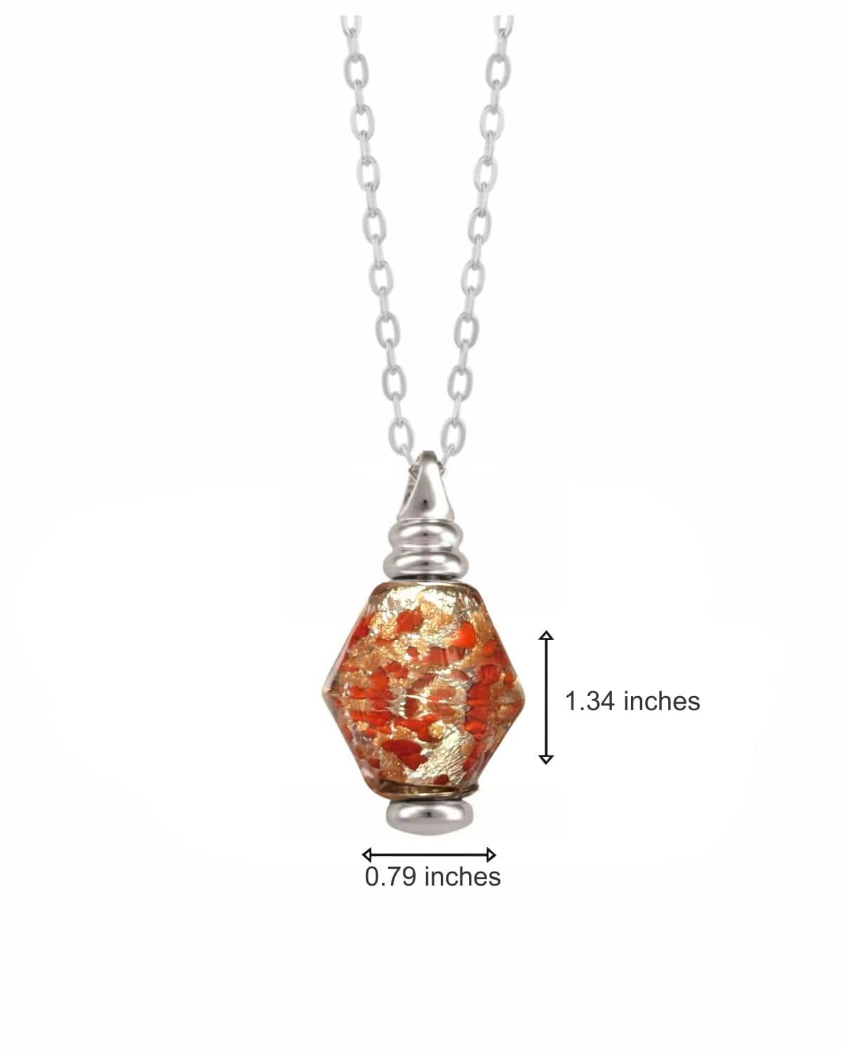 Cara Keepsakes Murano Glass Pendant Urns Murano Glass Pendant Urn - 'Beloved'