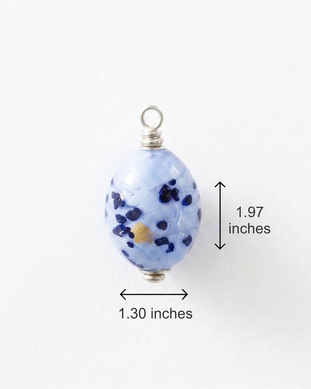 Cara Keepsakes Keepsake Urn Mini Urn with Glass Dome Keepsake Urn - "Ocean Mist"