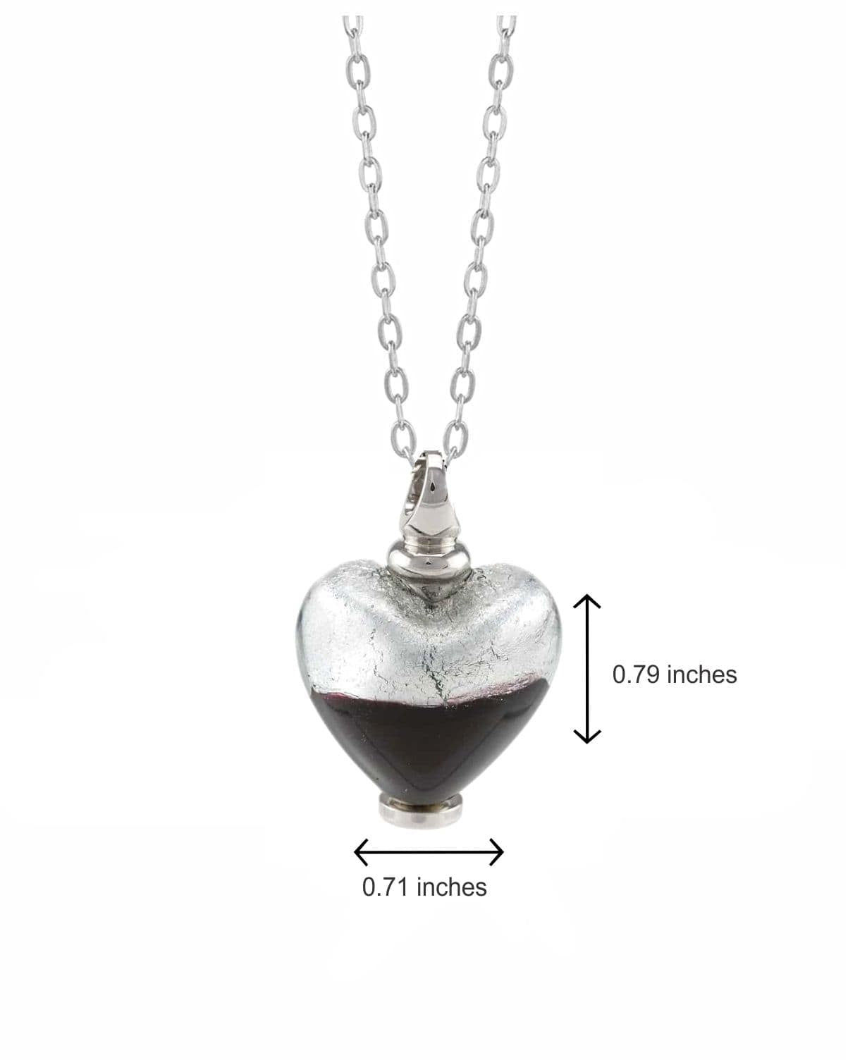 Cara Keepsakes Murano Glass Heart Urns Murano Glass Heart Urn - 'Eternal Promise'