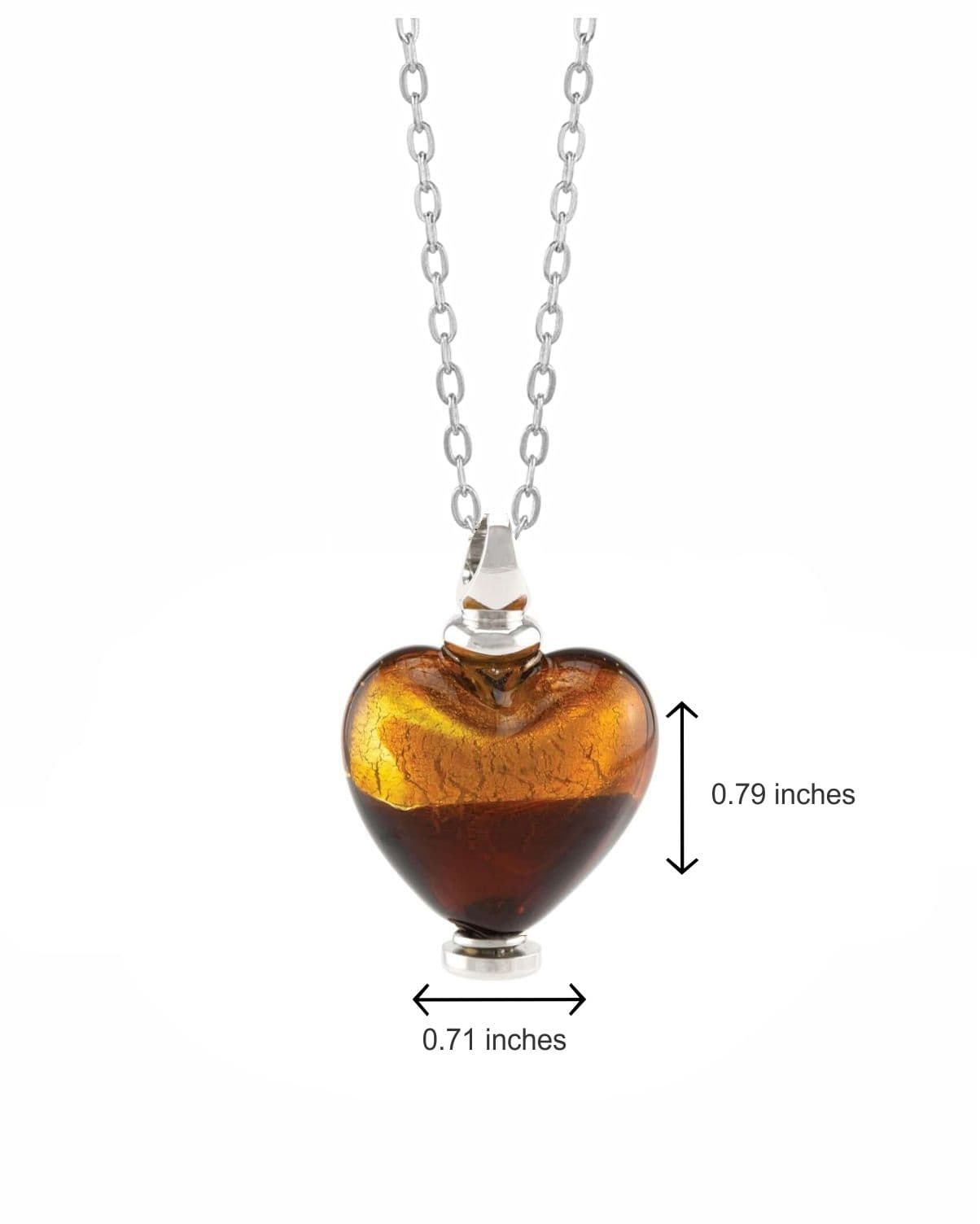 Cara Keepsakes Murano Glass Heart Urns Murano Glass Heart Urn - 'Sweet Promise'