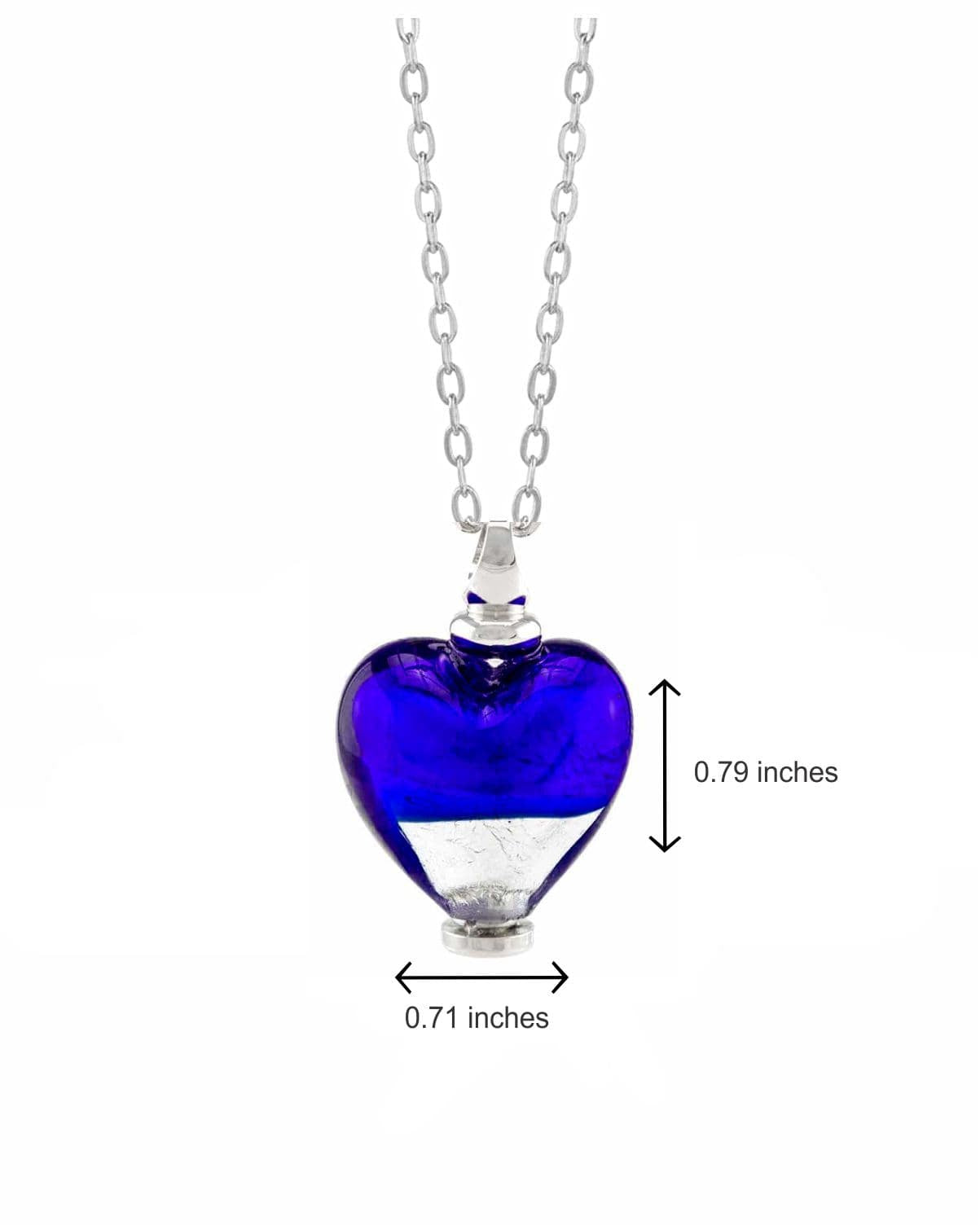 Cara Keepsakes Murano Glass Heart Urns Murano Glass Heart Urn - 'Peace and Harmony'