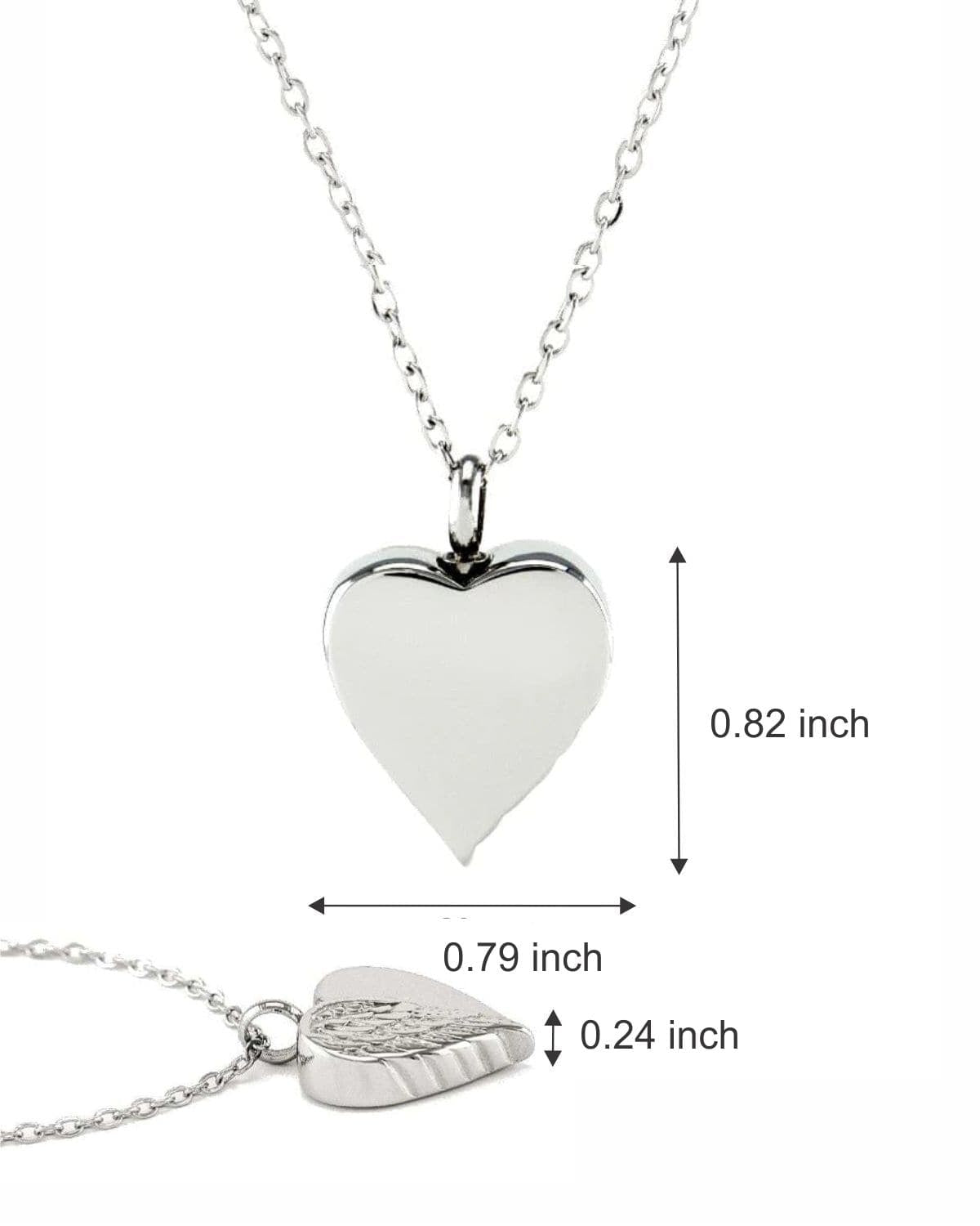 Cara Keepsakes Stainless Steel Stainless Steel Angel Wing Urn
