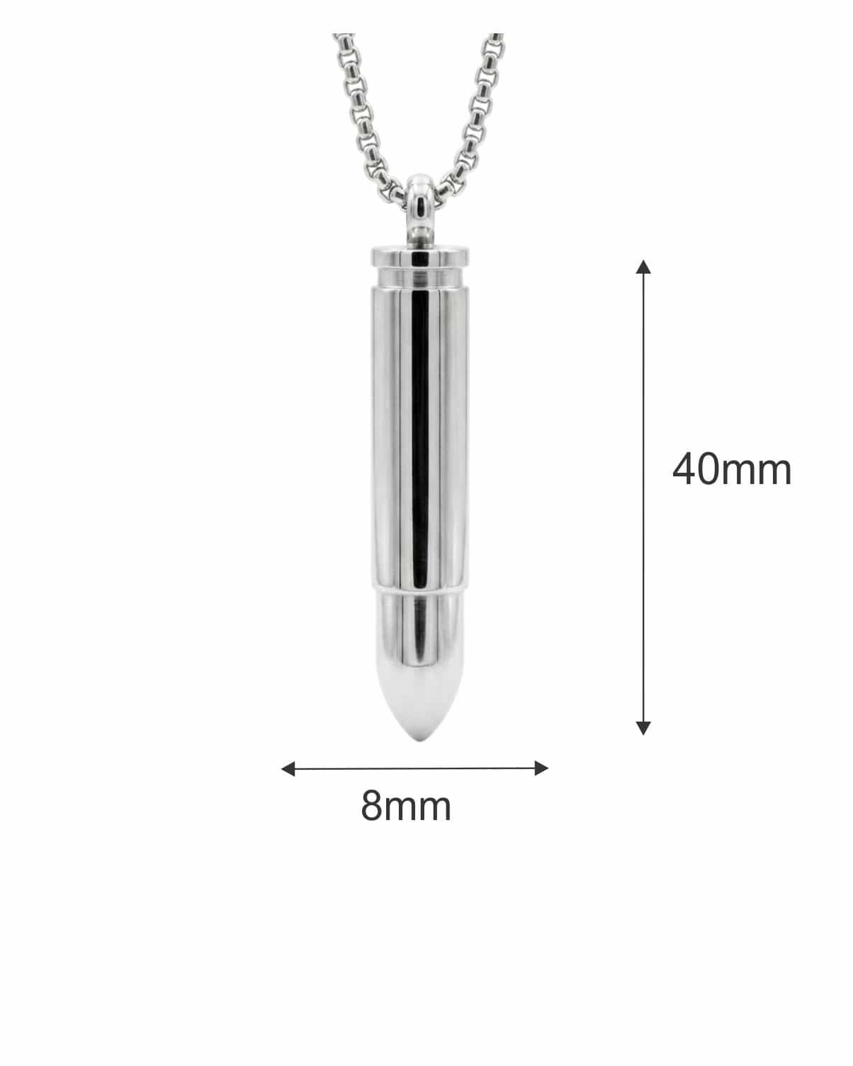 Cara Keepsakes Stainless Steel Stainless Steel Bullet Urn