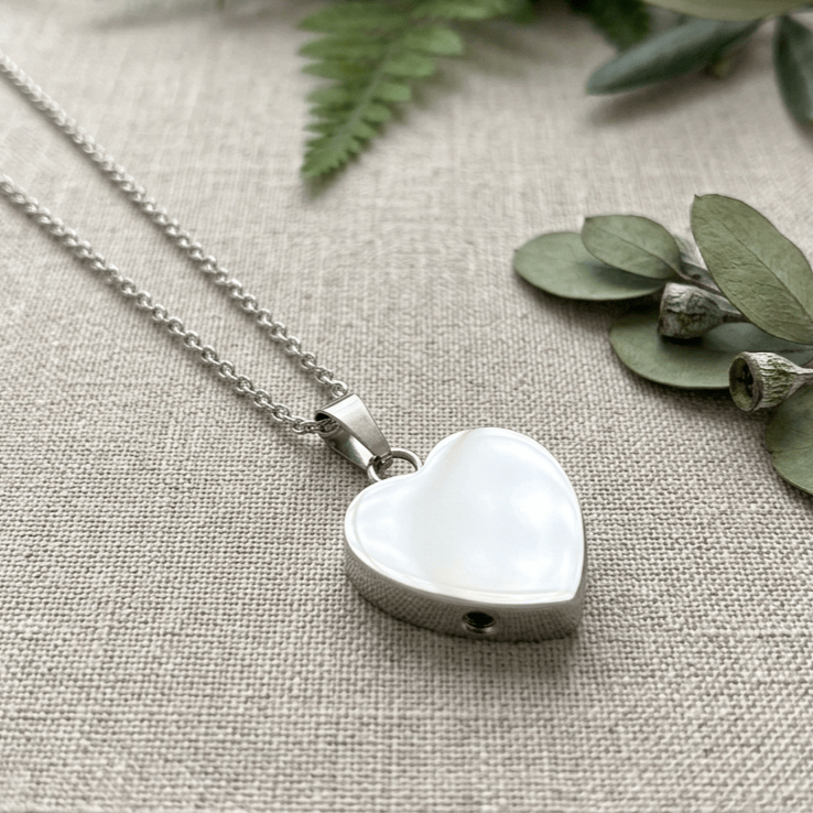 Cara Keepsakes Stainless Steel Stainless Steel Heart Pendant Urn
