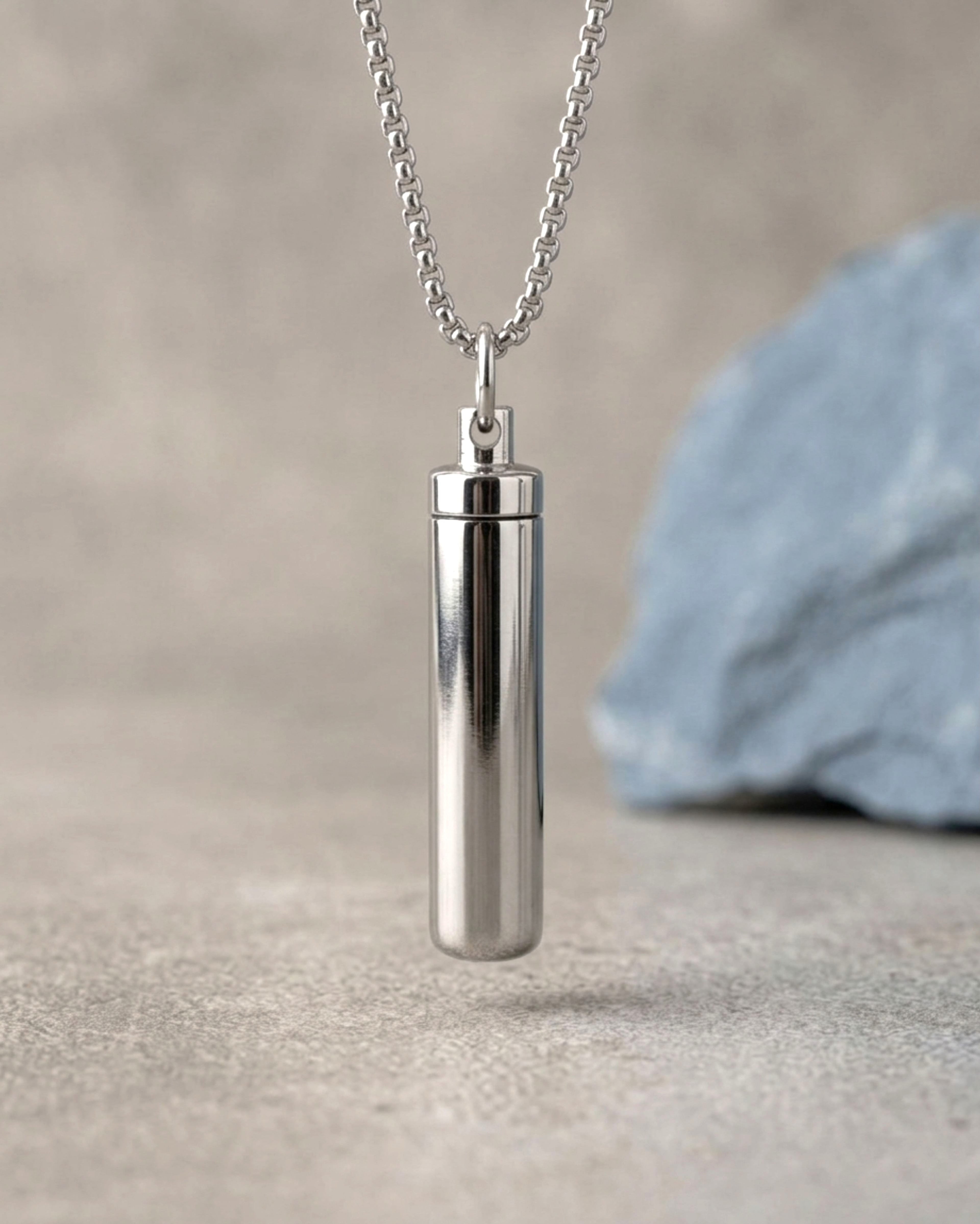 Cara Keepsakes Stainless Steel Stainless Steel Cylinder Urn