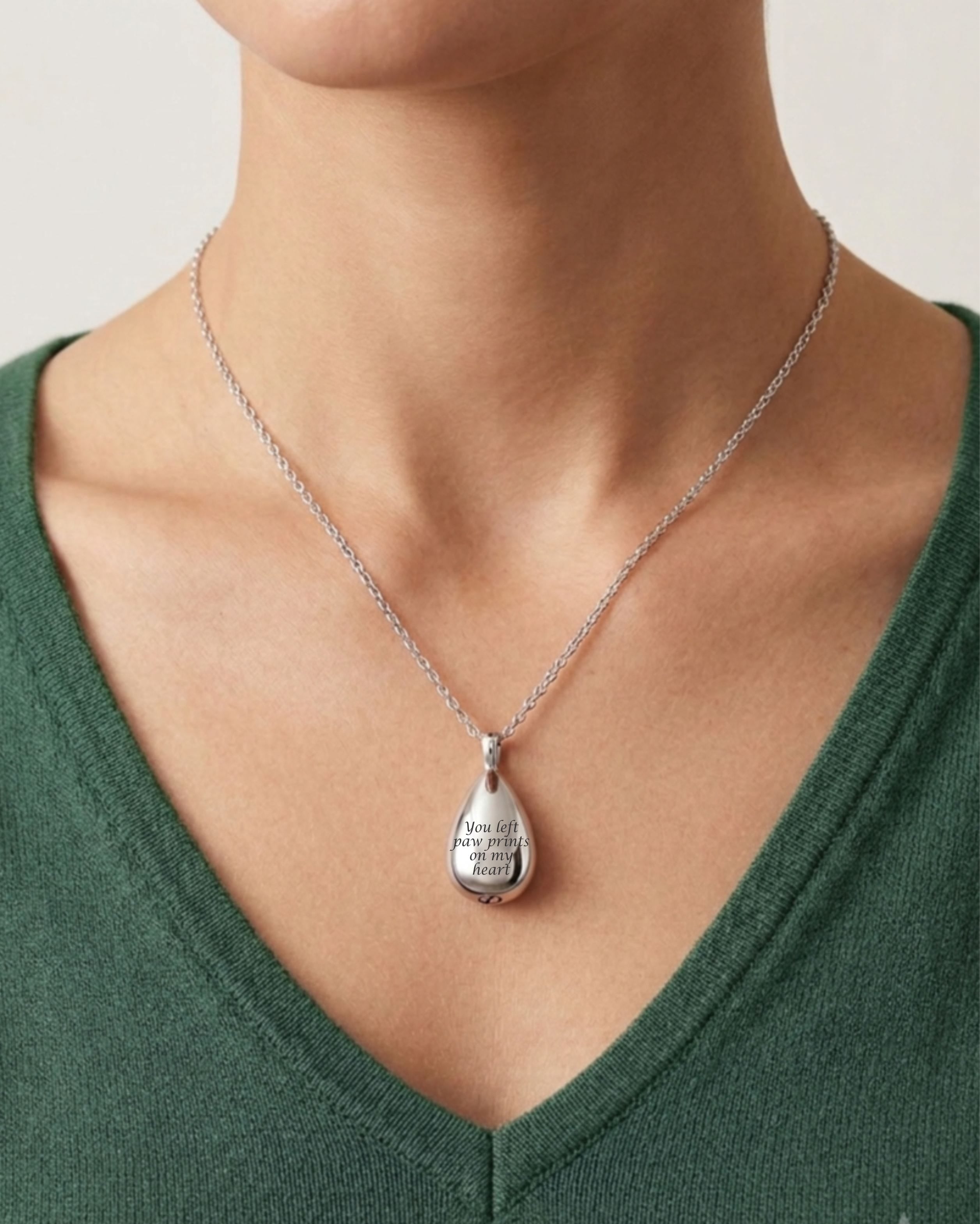 Cara Keepsakes Stainless Steel Stainless Steel Teardrop Urn
