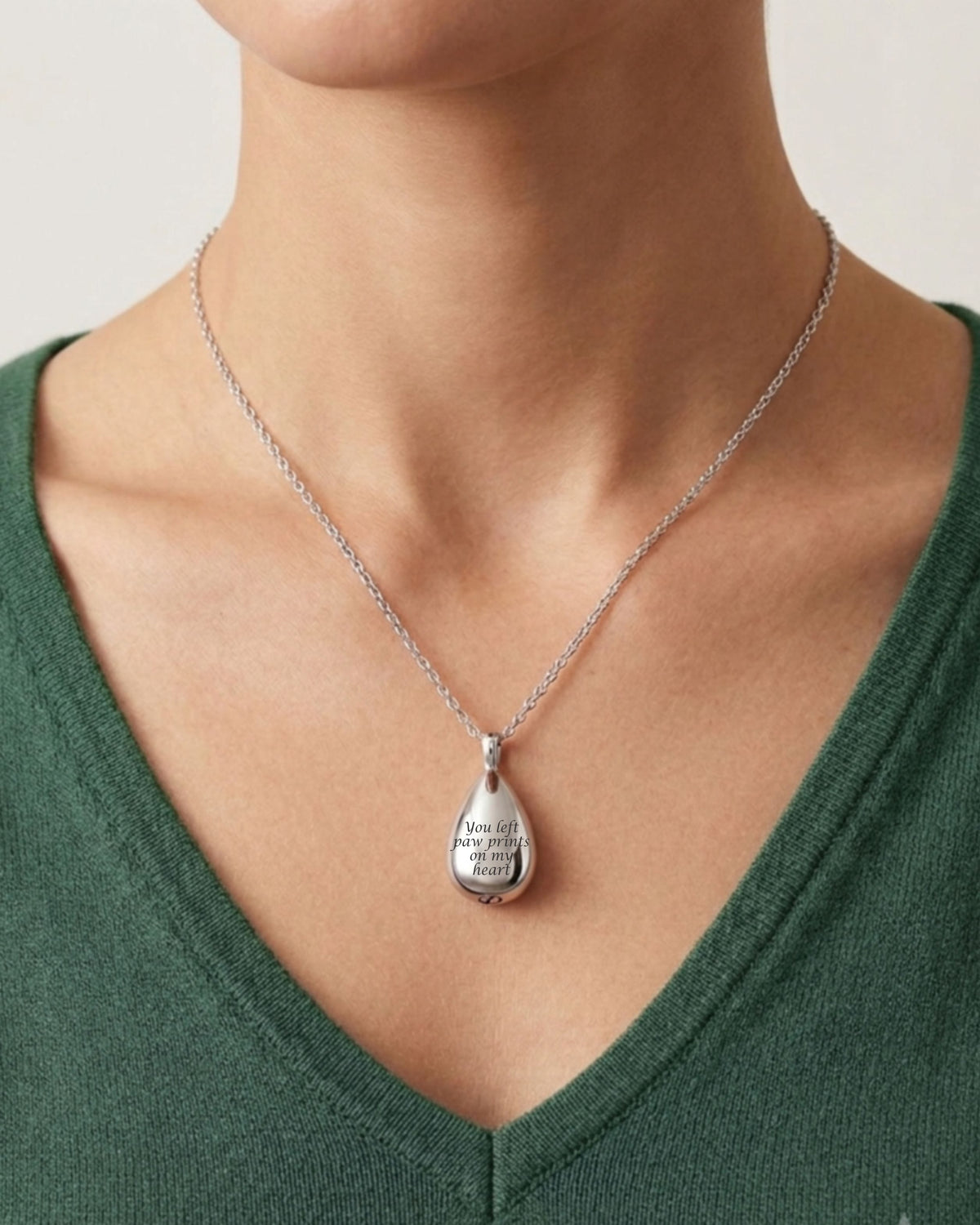 Cara Keepsakes Stainless Steel Stainless Steel Teardrop Urn