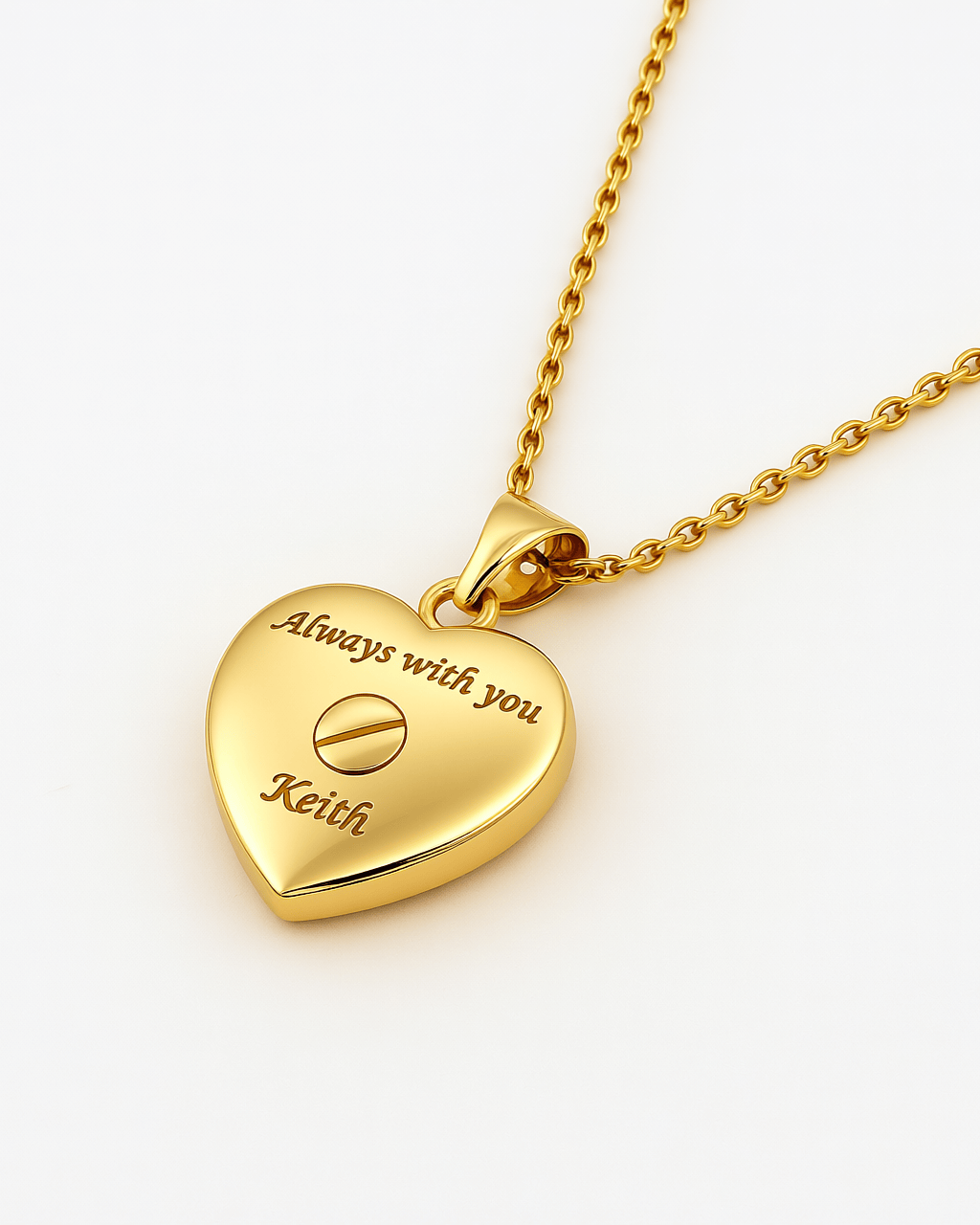 Cara Keepsakes Gold Pendant Urns 'Forget Me Not' Pendant Urn (10K)