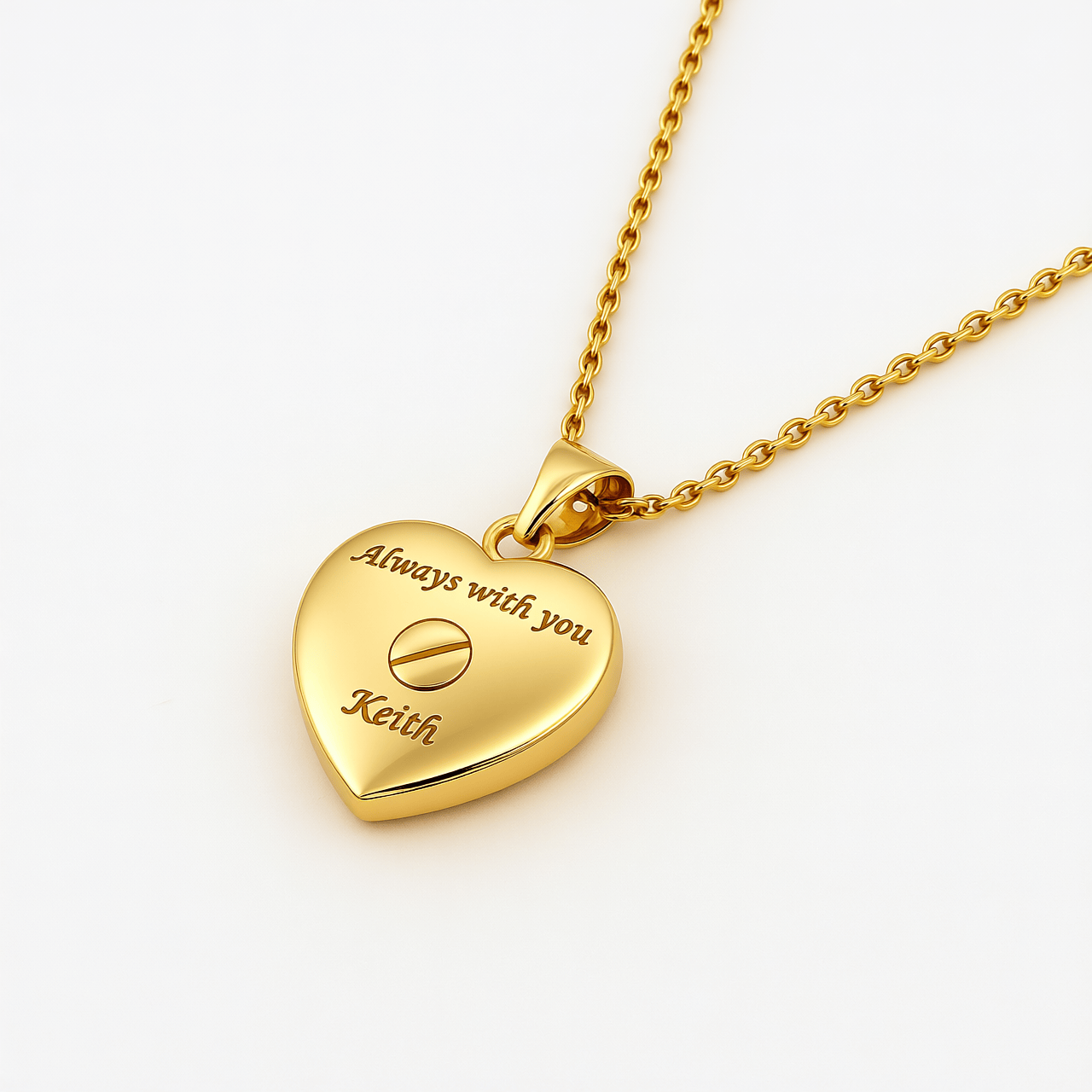 Cara Keepsakes Gold Pendant Urns 'Forget Me Not' Pendant Urn (10K)