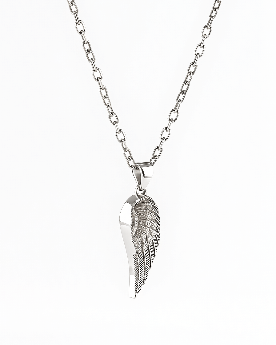 Cara Keepsakes Silver Pendant Urns Silver Guardian Angel Pendant Urn