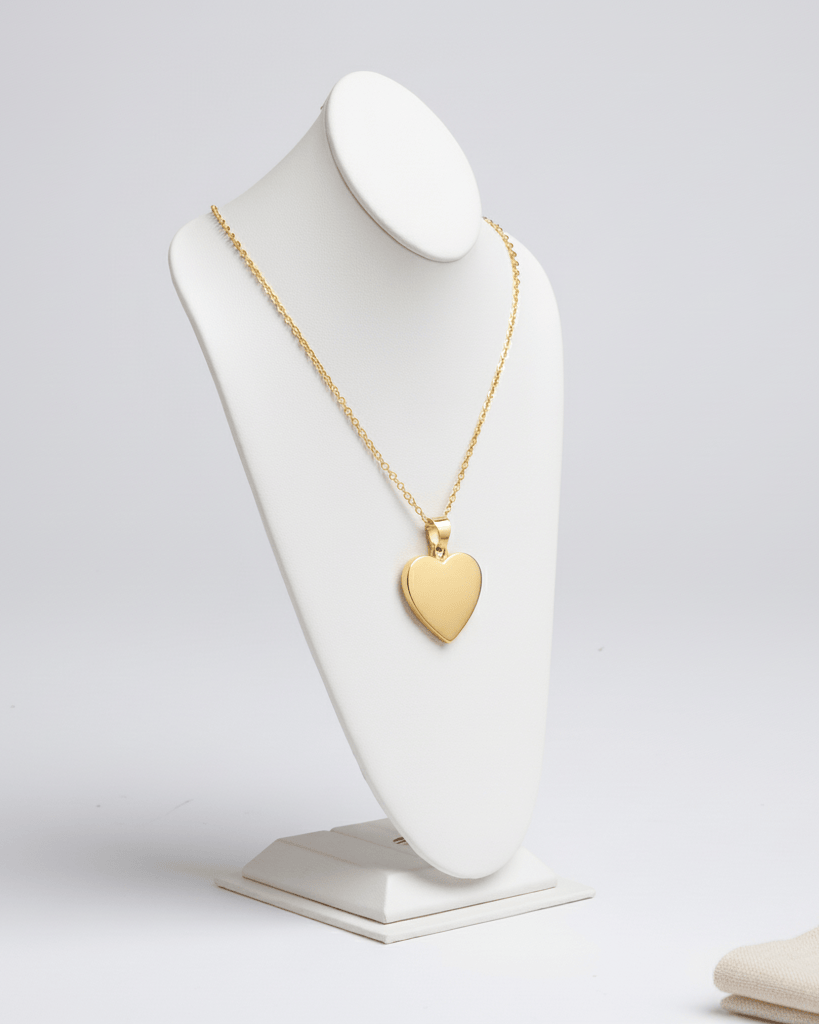 Cara Keepsakes Gold Pendant Urns Gold Heart Pendant Urn (10K)