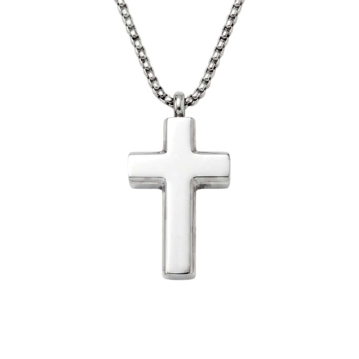 Cara Keepsakes Stainless Steel Stainless Steel Cross Pendant Urn