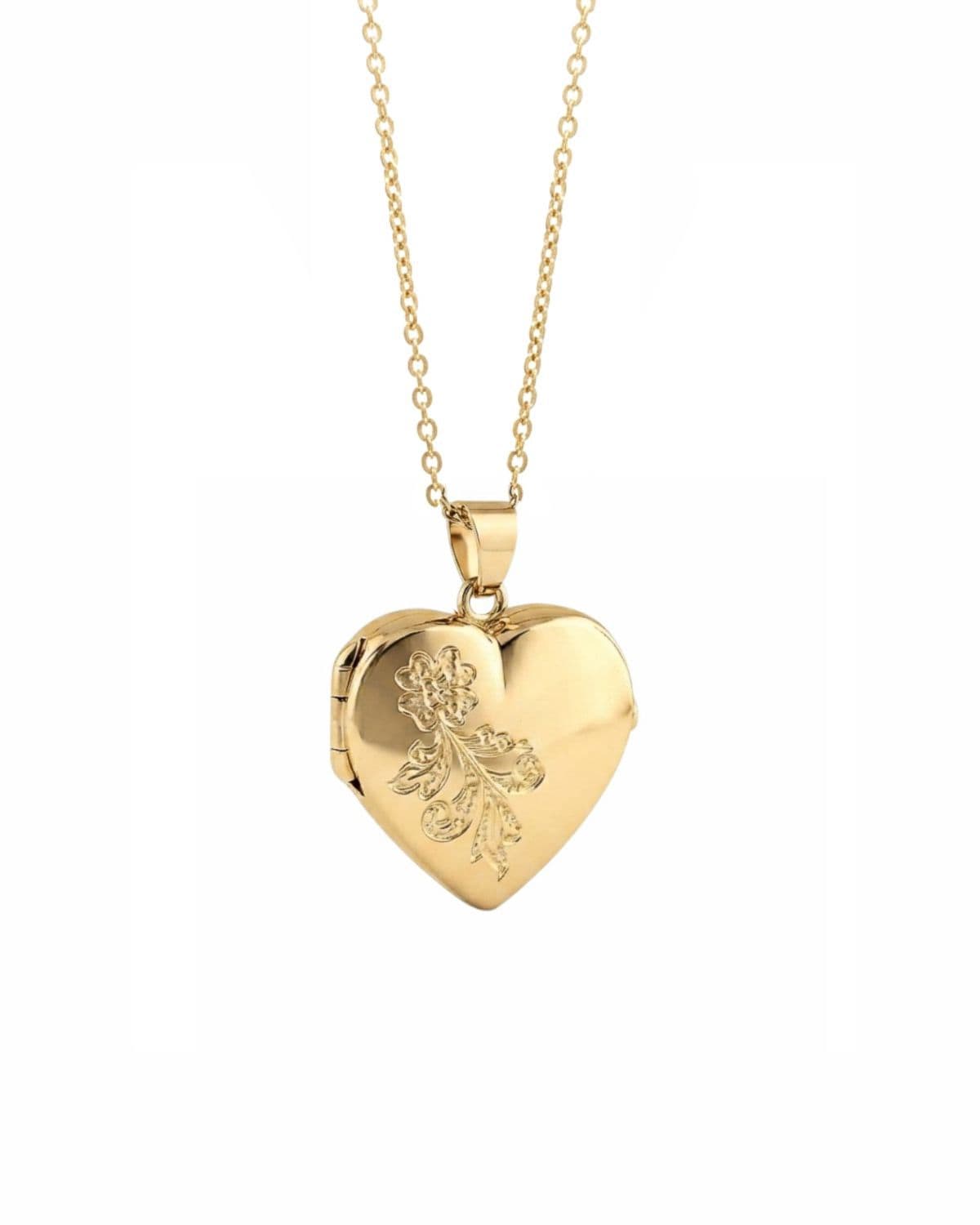Cara Keepsakes Gold Locket Urns Gold 'Forget Me Not' Locket Urn (10K)