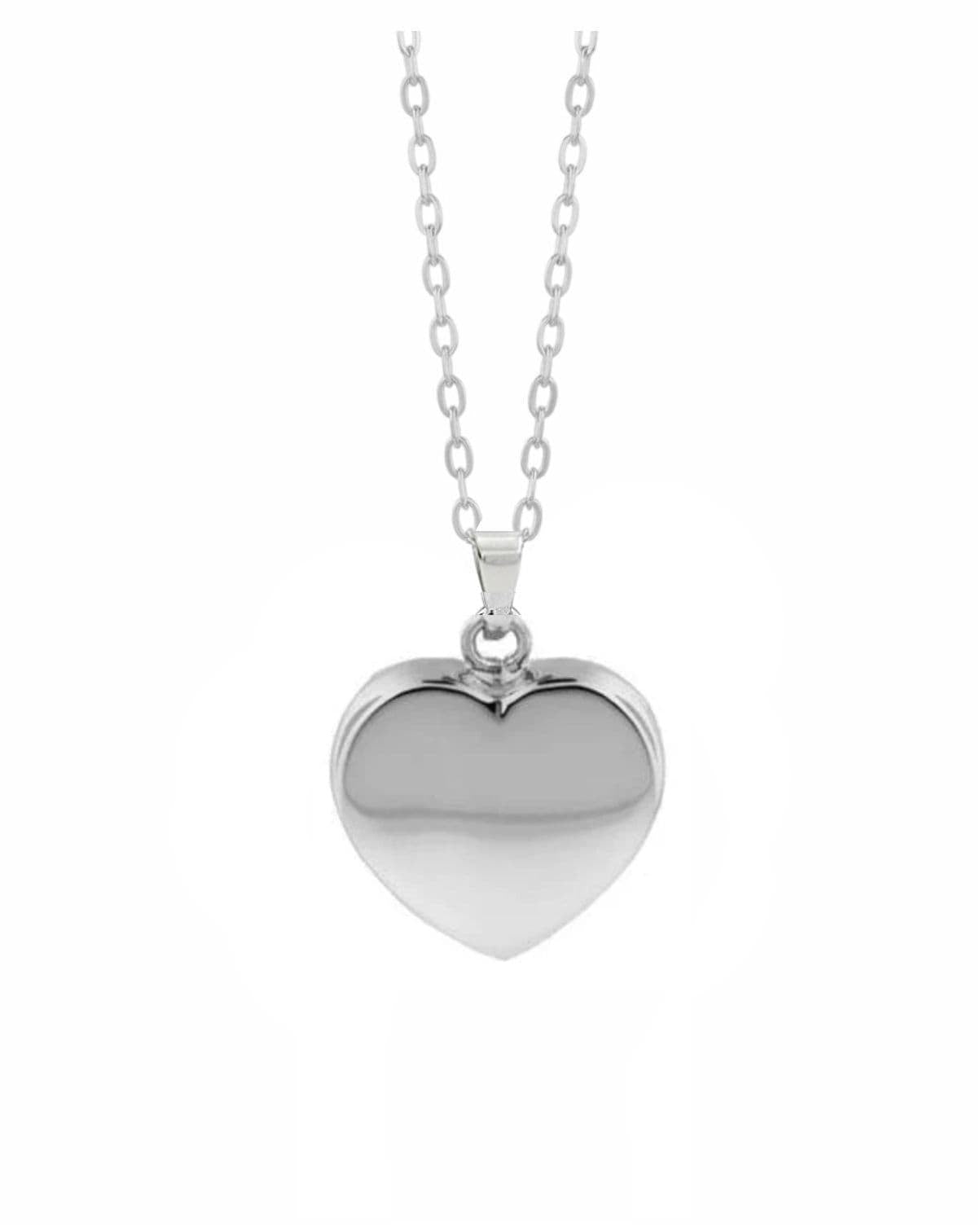 Cara Keepsakes Silver Pendant Urns Silver Heart Pendant Urn