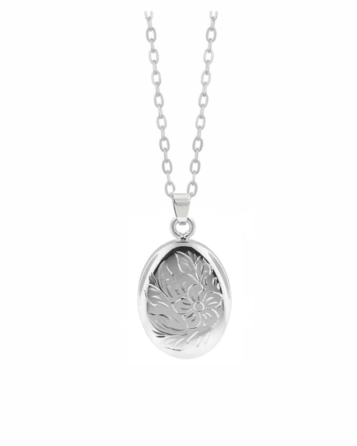 Cara Keepsakes Silver Pendant Urns 'Wildflower' Pendant Urn