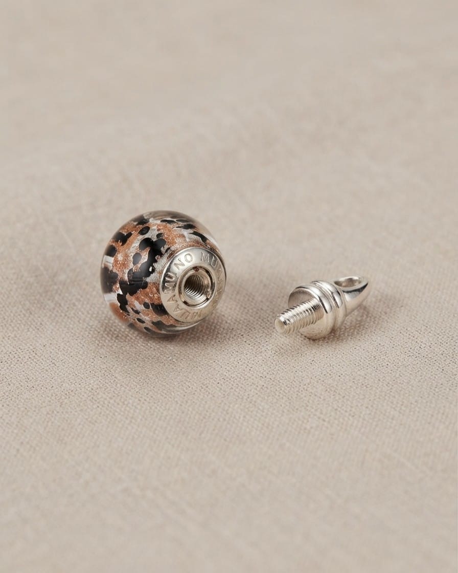 Cara Keepsakes Murano Glass Pendant Urns Murano Glass Pendant Urn - 'Everlasting Embrace'