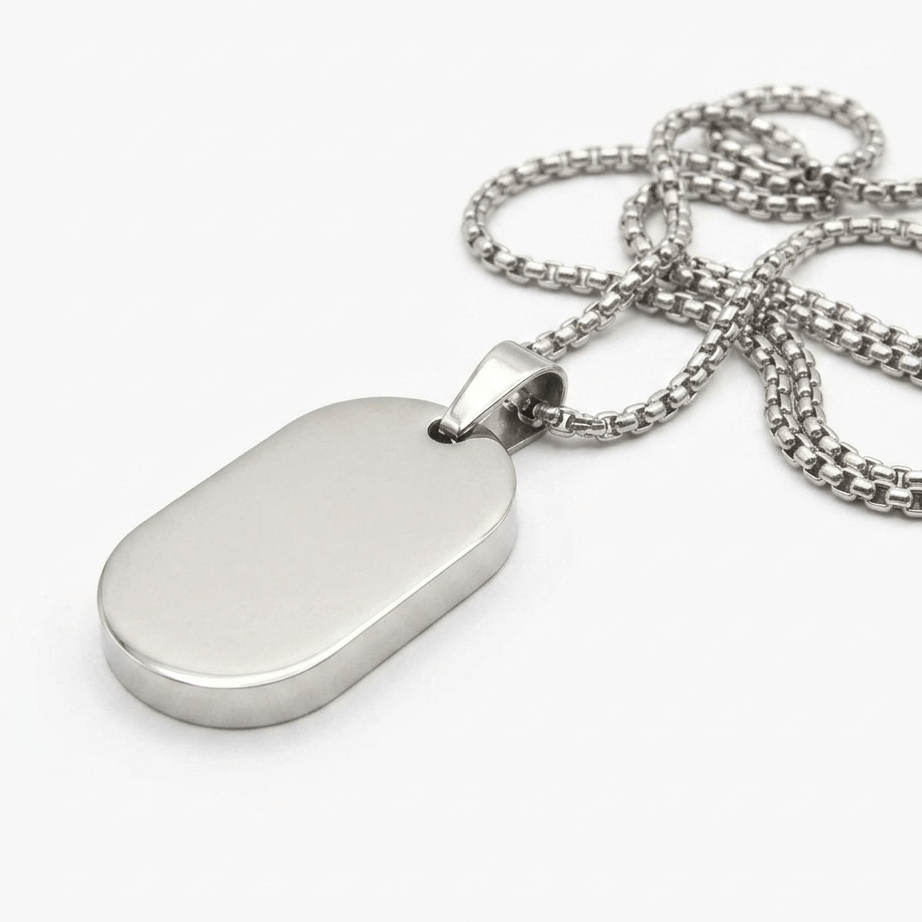 Cara Keepsakes Stainless Steel Stainless Steel Tag Pendant Urn