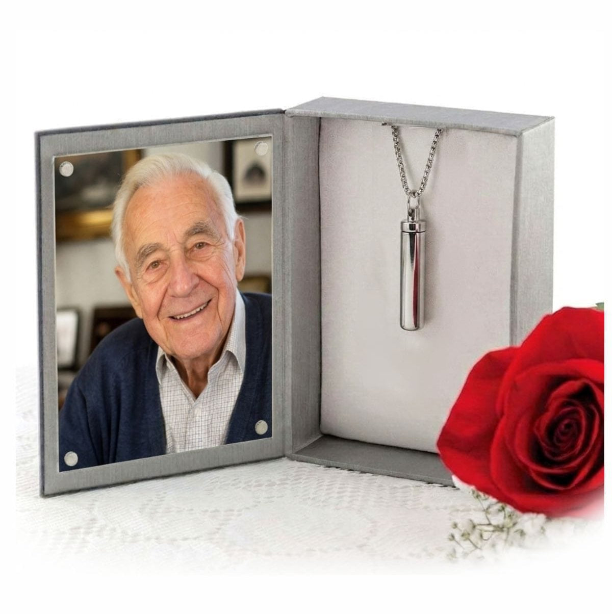 Cara Keepsakes Stainless Steel Stainless Steel Cylinder Urn