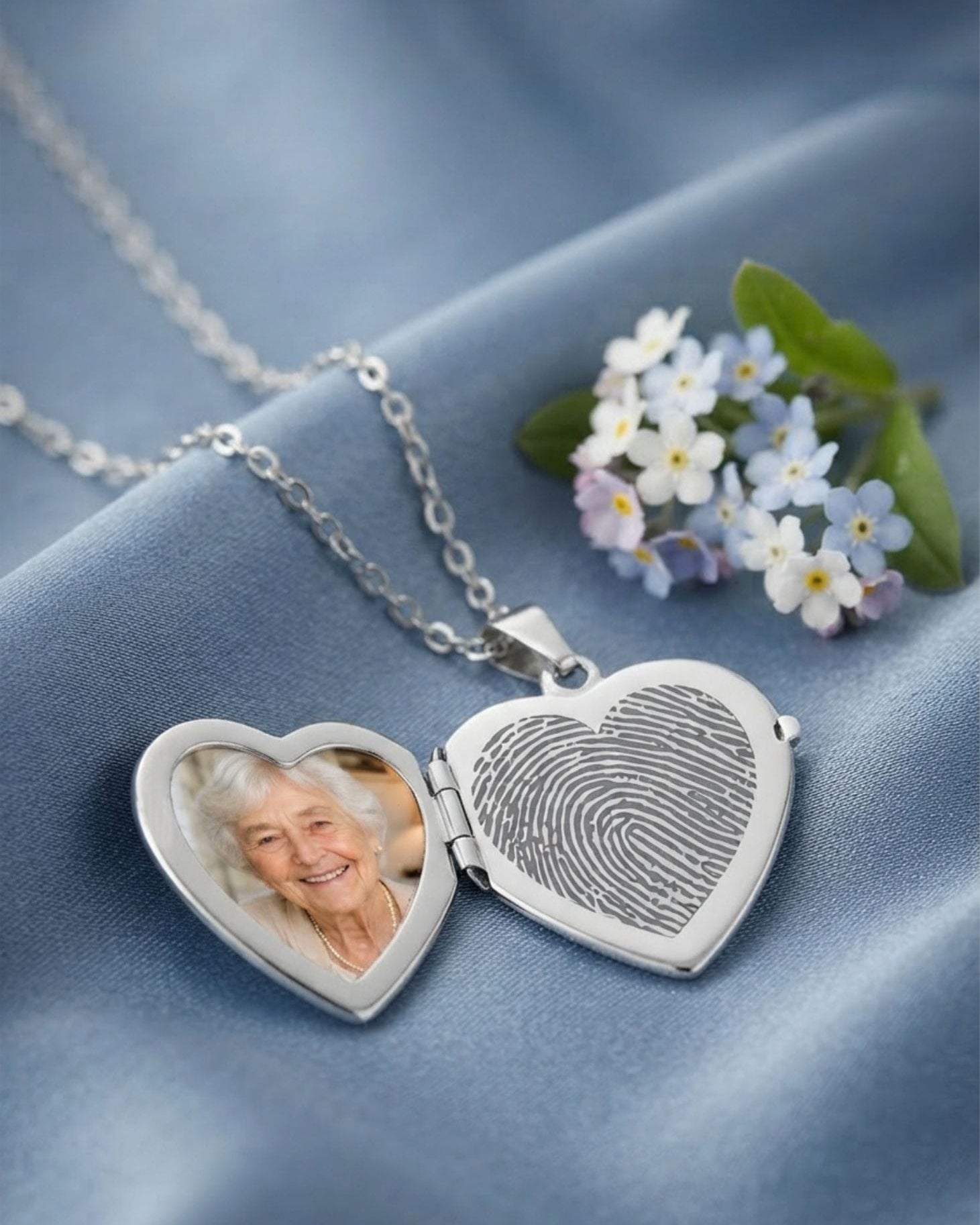 Cara Keepsakes Silver Locket Urns Silver Filigree Heart Locket Urn