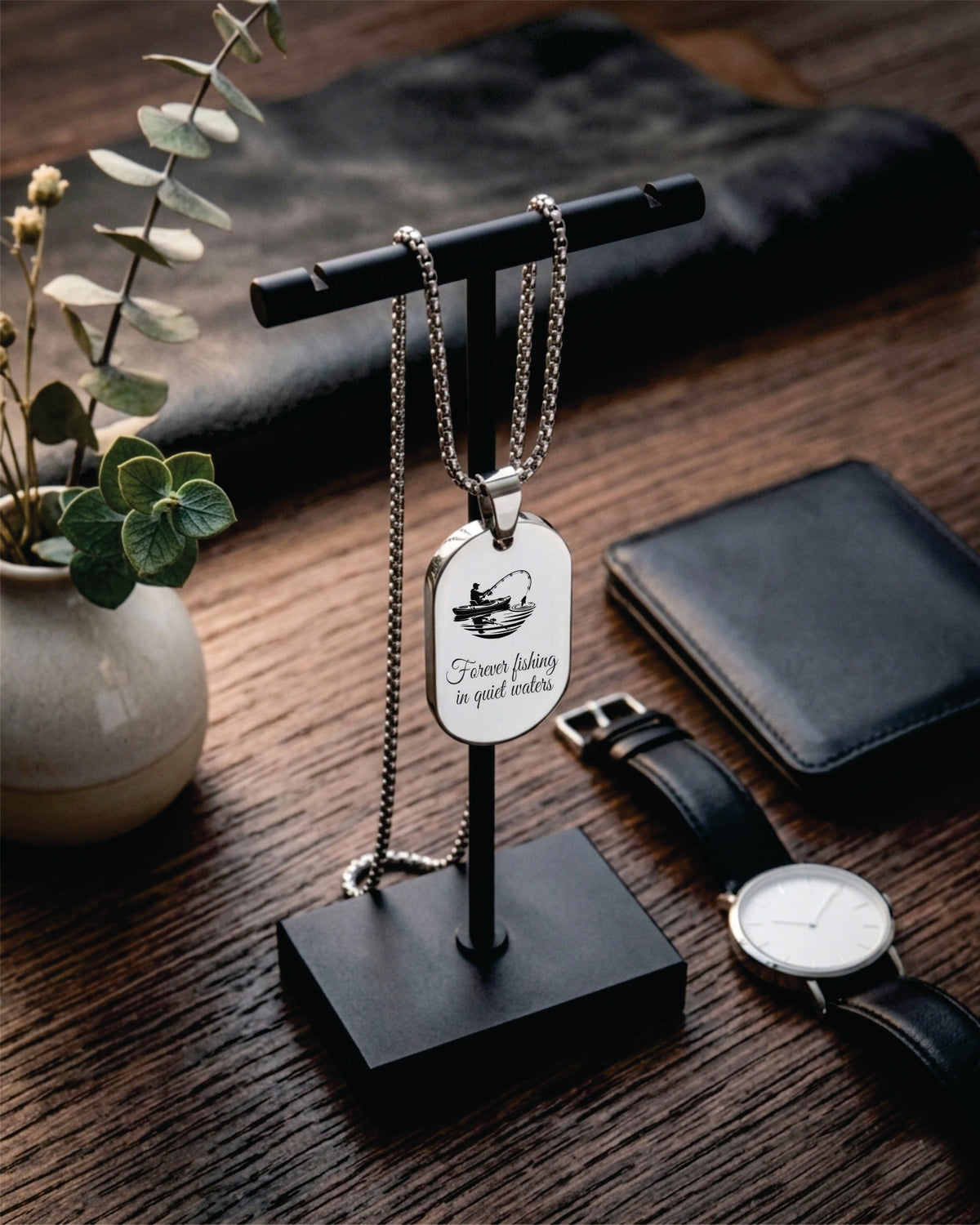 Cara Keepsakes Stainless Steel Stainless Steel Tag Pendant Urn