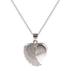 Cara Keepsakes Silver Pendant Urns Angel Wing Pendant Urn
