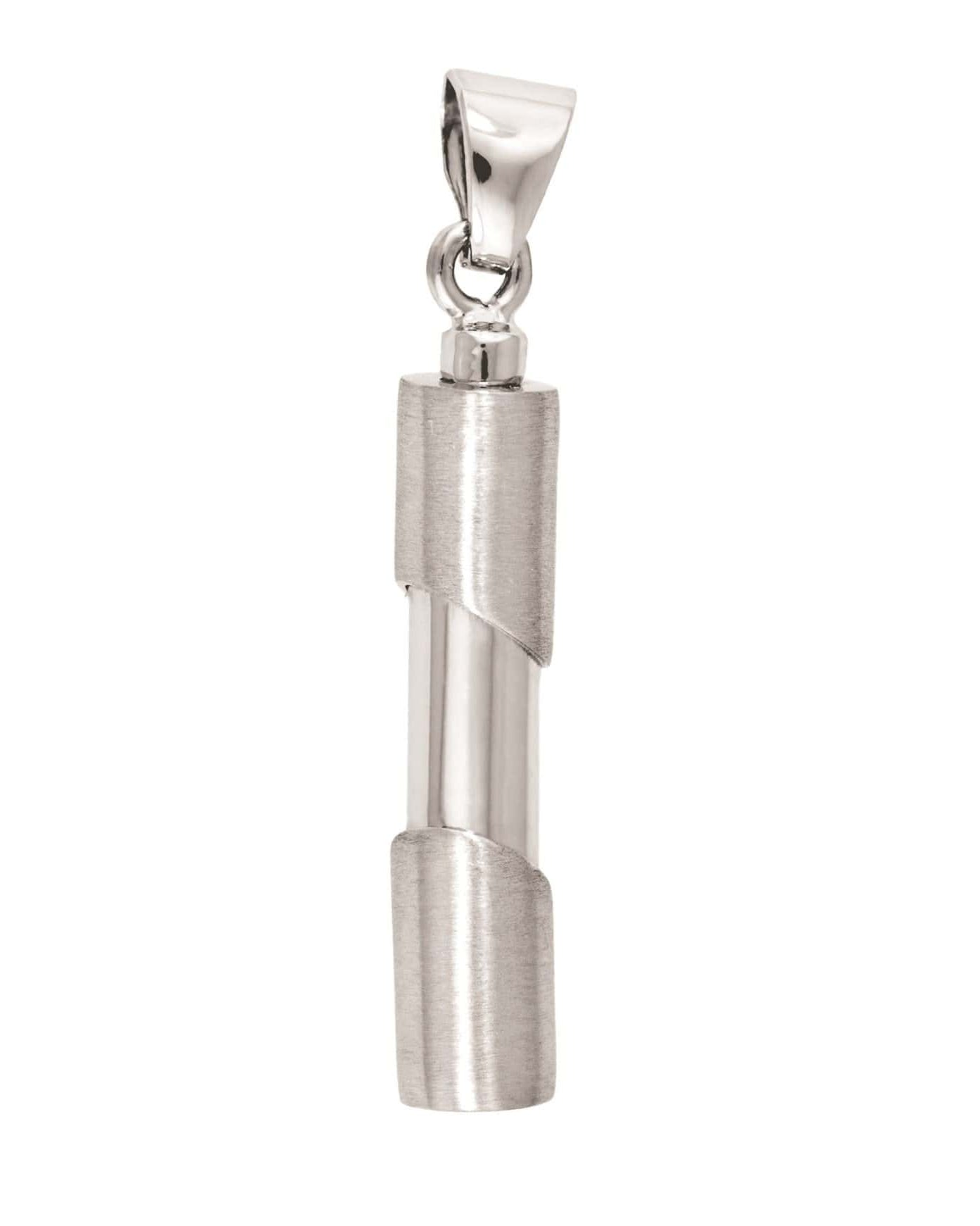 Cara Keepsakes Silver Pendant Urns Cylinder Pendant Urn