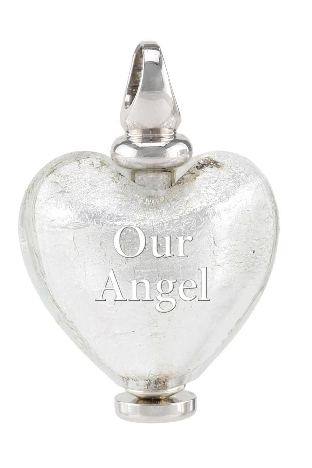 Cara Keepsakes Murano Glass Heart Urns Murano Glass Heart Urn - April