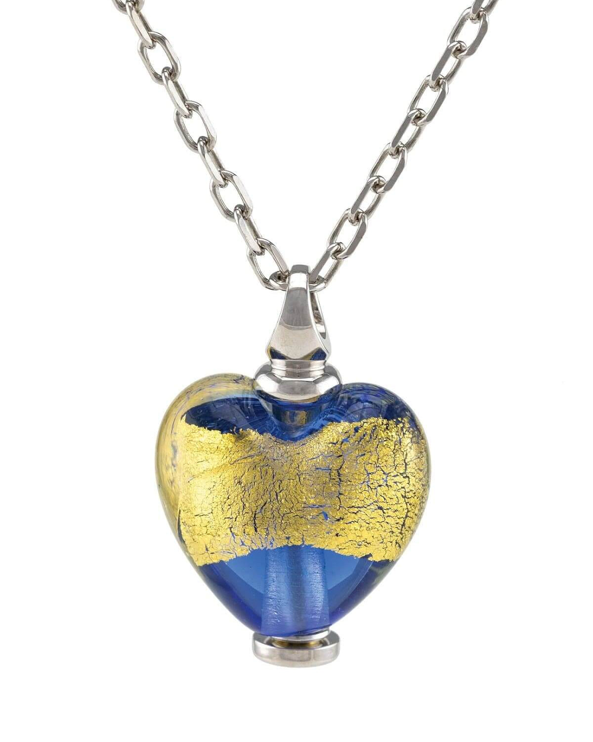 Cara Keepsakes Murano Glass Heart Urn - 'Wrapped in Glory'
