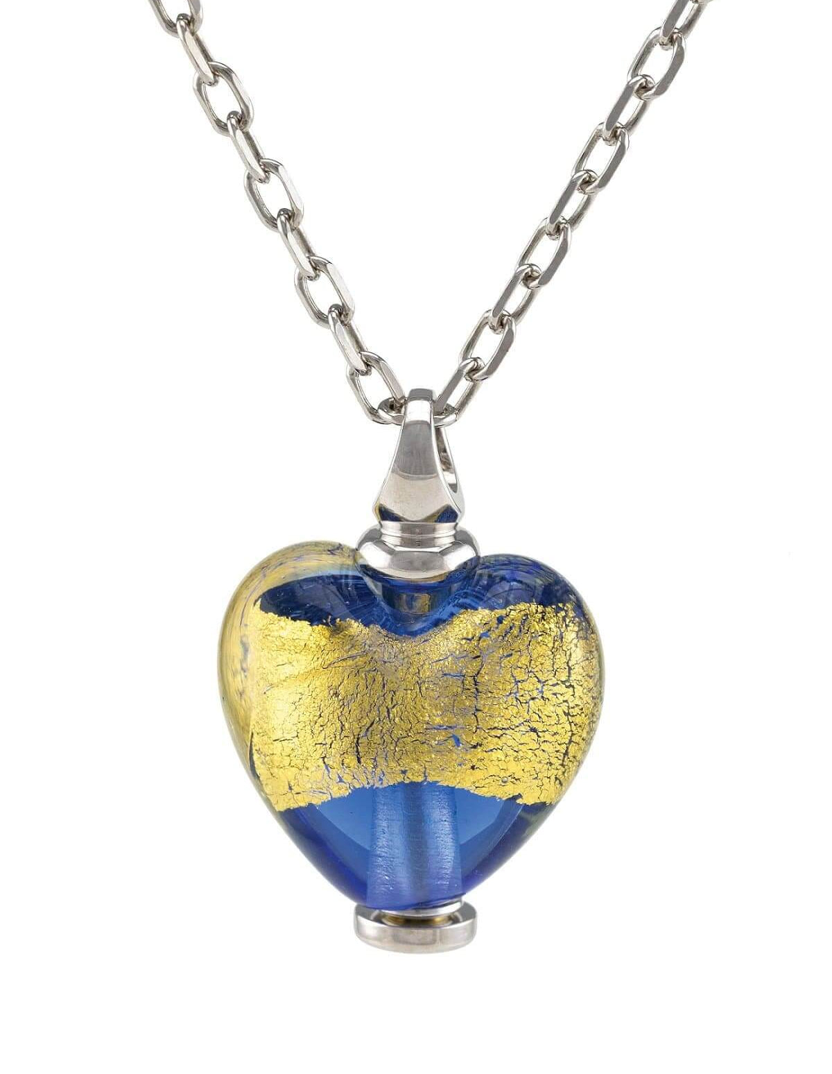 Cara Keepsakes Murano Glass Heart Urn - 'Wrapped in Glory'