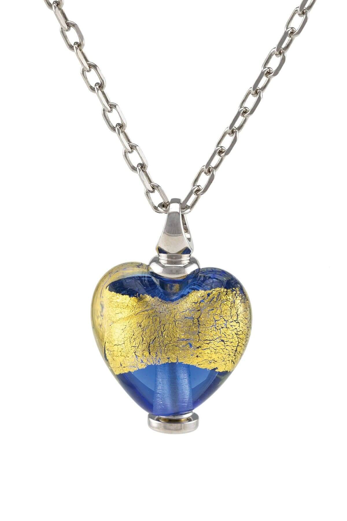 Cara Keepsakes Murano Glass Heart Urn - 'Wrapped in Glory'