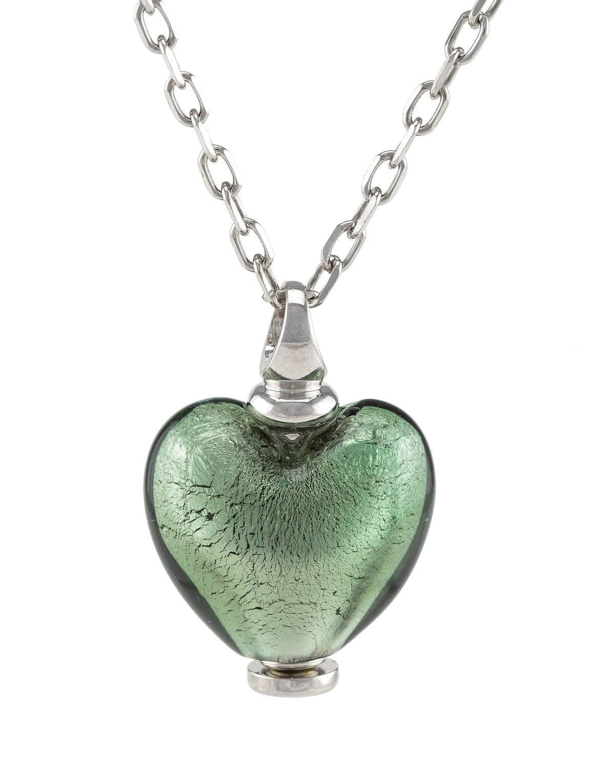 Cara Keepsakes Murano Glass Heart Urns Murano Glass Heart Urn - June