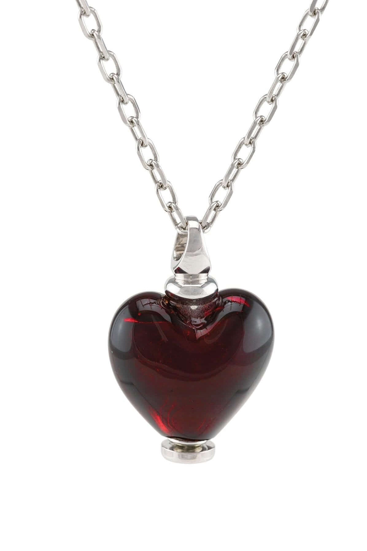Cara Keepsakes Murano Glass Heart Urn - January