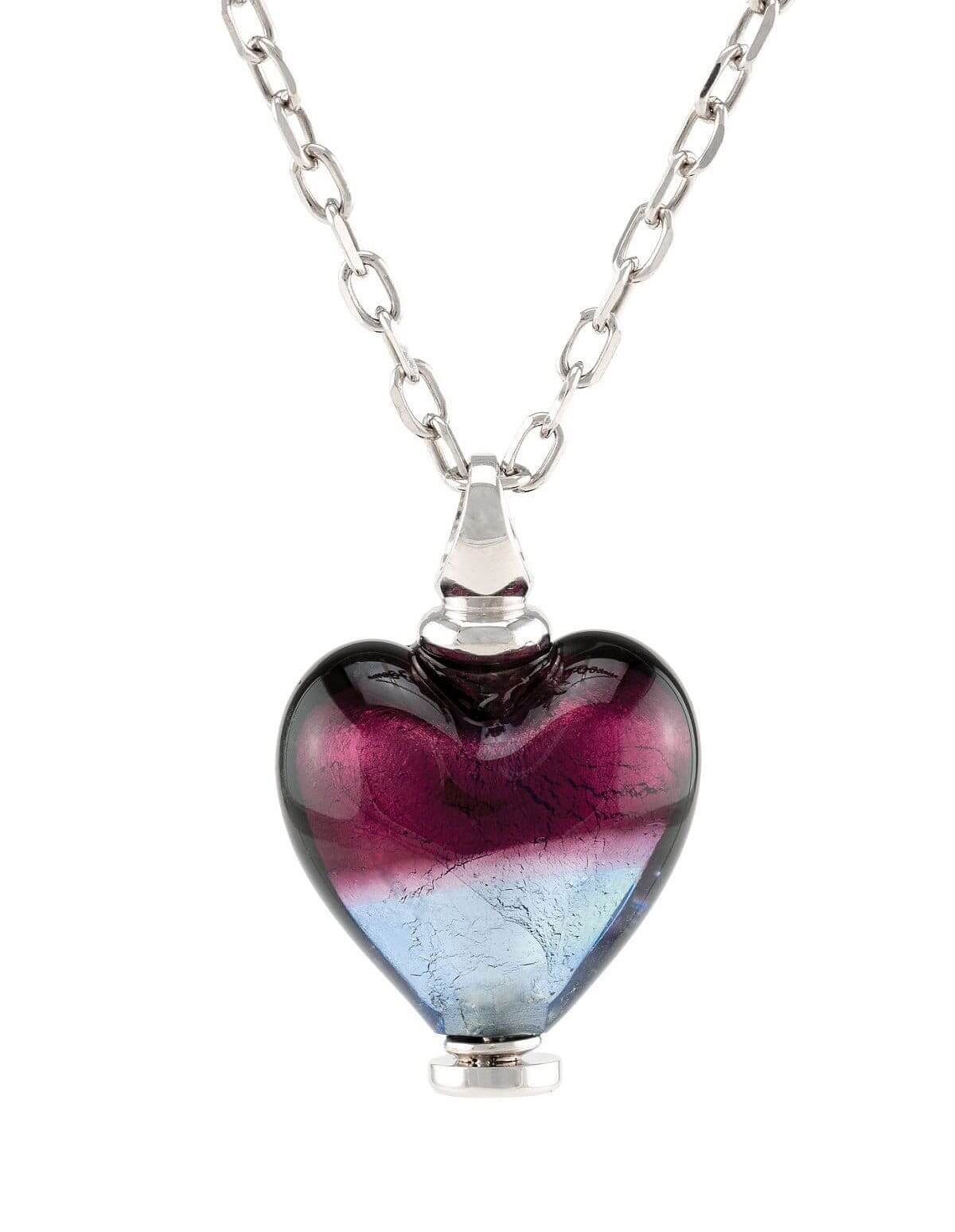 Cara Keepsakes Murano Glass Heart Urn - 'Joyful Hope'