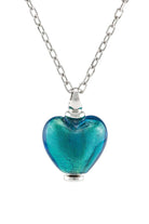 Cara Keepsakes Murano Glass Heart Urn - December