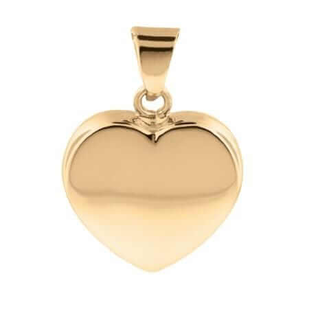Cara Keepsakes Gold Pendant Urns Gold Heart Pendant Urn (10K)