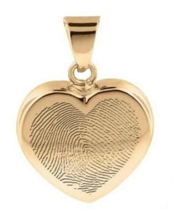 Cara Keepsakes Gold Pendant Urns Gold Heart Pendant Urn (10K)
