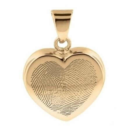 Cara Keepsakes Gold Pendant Urns Gold Heart Pendant Urn (10K)