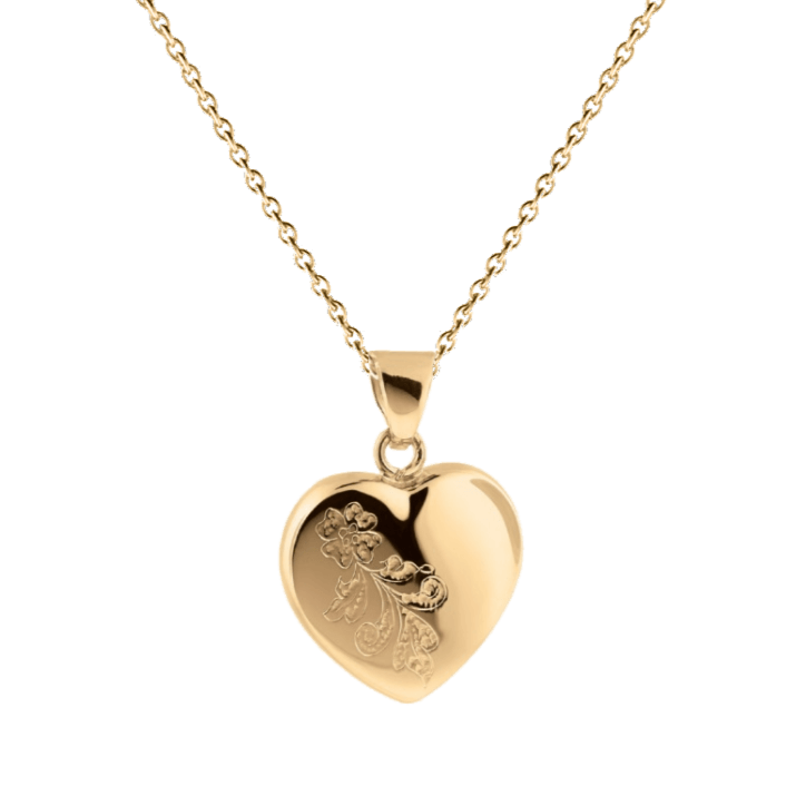 Cara Keepsakes Gold Locket Urns 'Forget Me Not' Pendant Urn (10K)