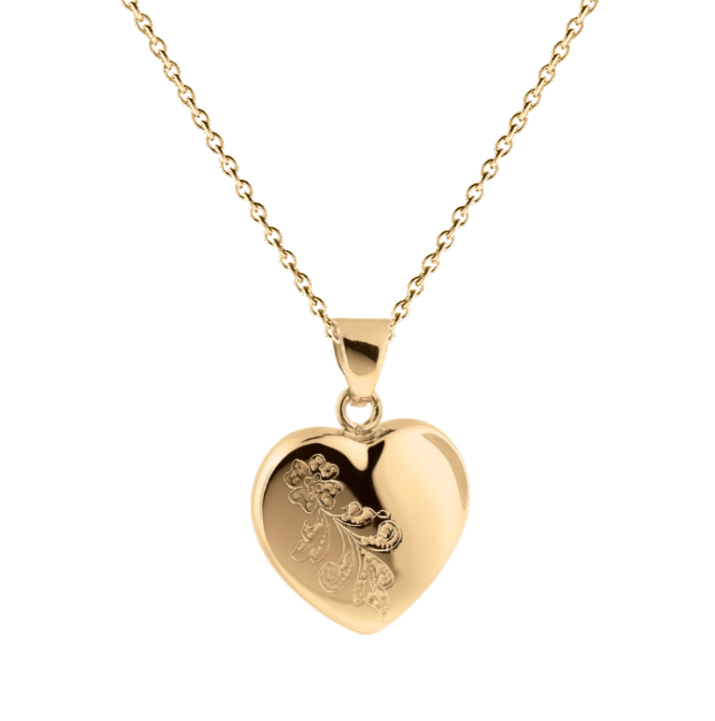 Cara Keepsakes Gold Locket Urns 'Forget Me Not' Pendant Urn (10K)