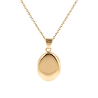 Cara Keepsakes Gold Locket Urns Gold Oval Pendant Urn (10K)