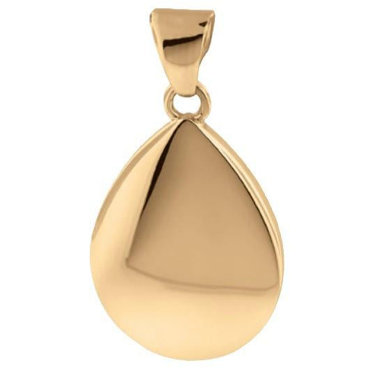 Cara Keepsakes Gold Locket Urns Gold Teardrop Pendant Urn (10K)